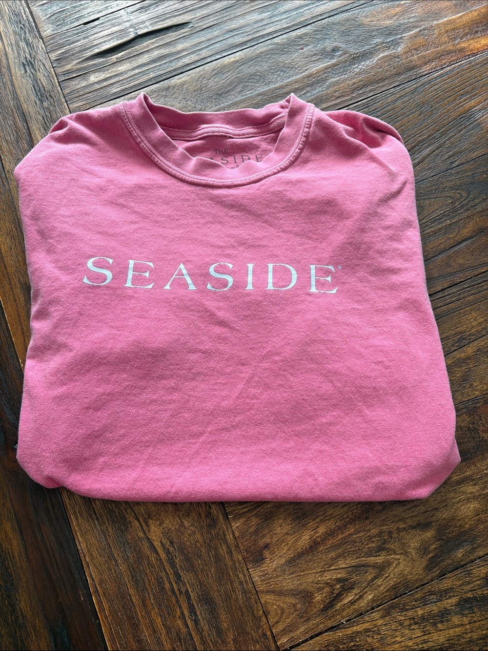 Seaside Pink Short Sleeve Tee - Women's Casual Crewneck
